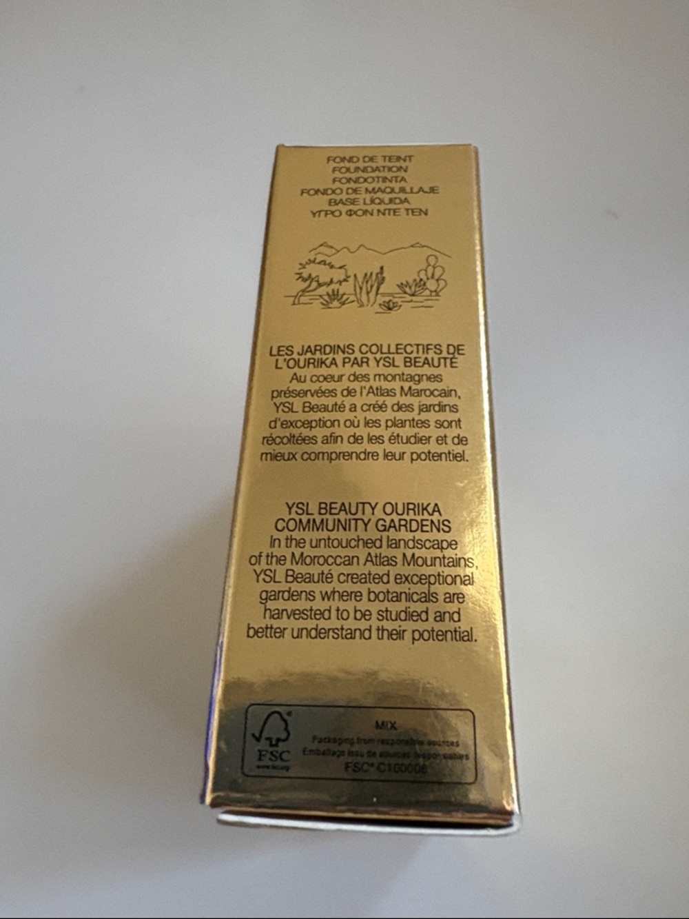 NIB [YSL] Touche Eclat Glow-Pact Cushion High Cover Mesh Foundation #B10 7g - Picture 13 of 15